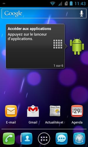 Alcatel onetouch 993D Android