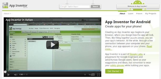 Google Android App Inventor