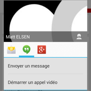 Android gagner du temps actions contact