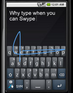 Android clavier alternatif Swype