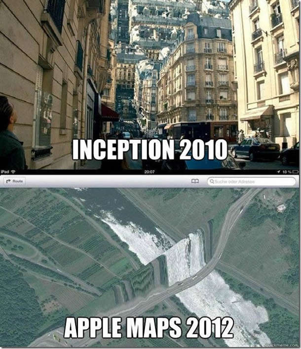 Apple Maps Inception