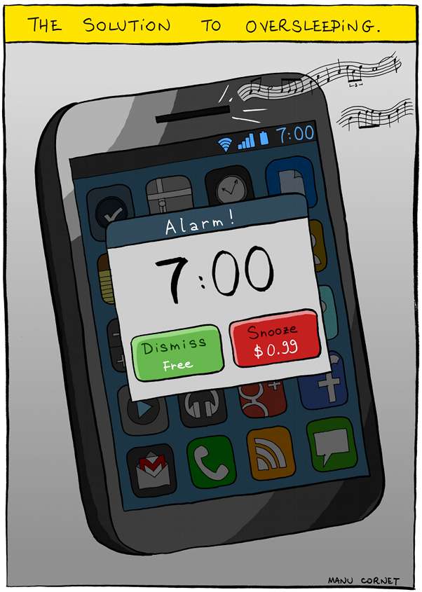 Application smartphone réveil