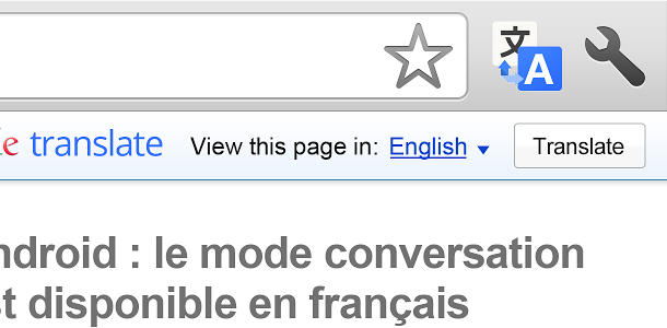 Extension Google Translate