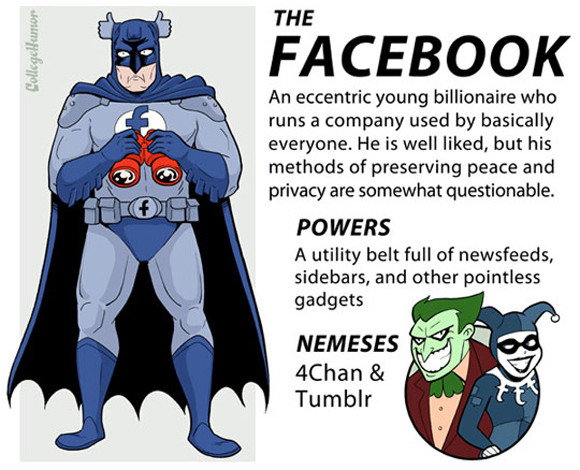 Facebook super-héros