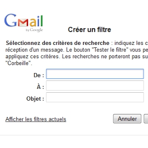 Filtre Gmail