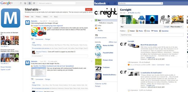 Google+ VS Facebook Profil