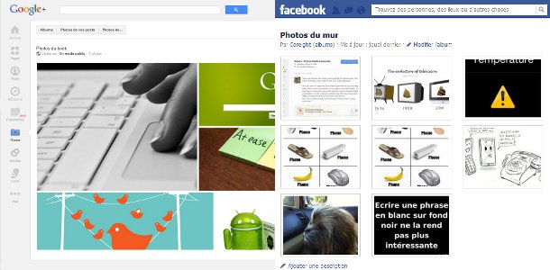 Google+ VS Facebook photos
