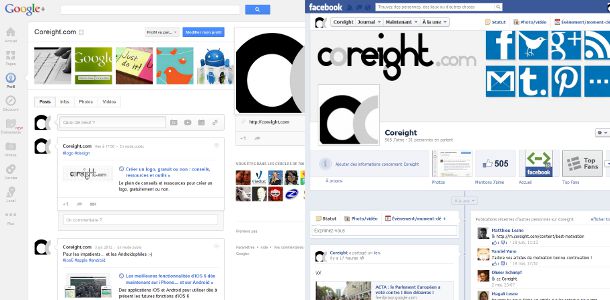Google+ VS Facebook profil