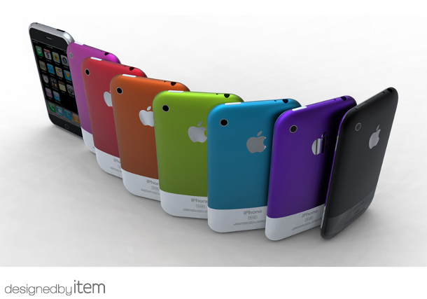 iPhone coloré