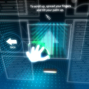 Leap Motion touchless
