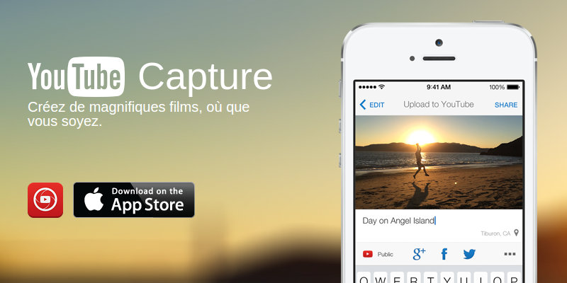 Outils YouTube capture iOS