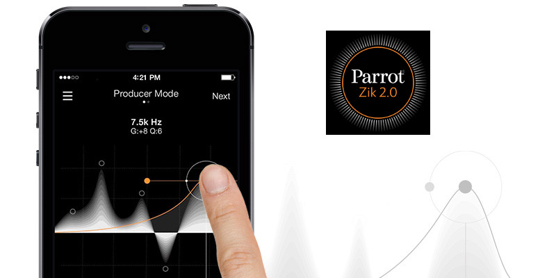 Parrot Zik 2.0 application mobile