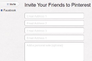 Pinterest invite friends