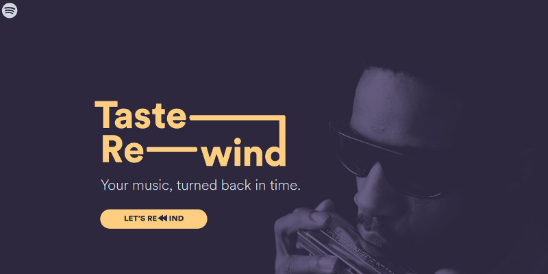 Spotify - remonter le temps avec Taste Rewind
