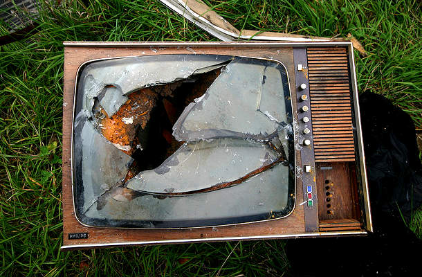 TV cassée