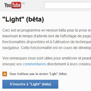 YouTube light