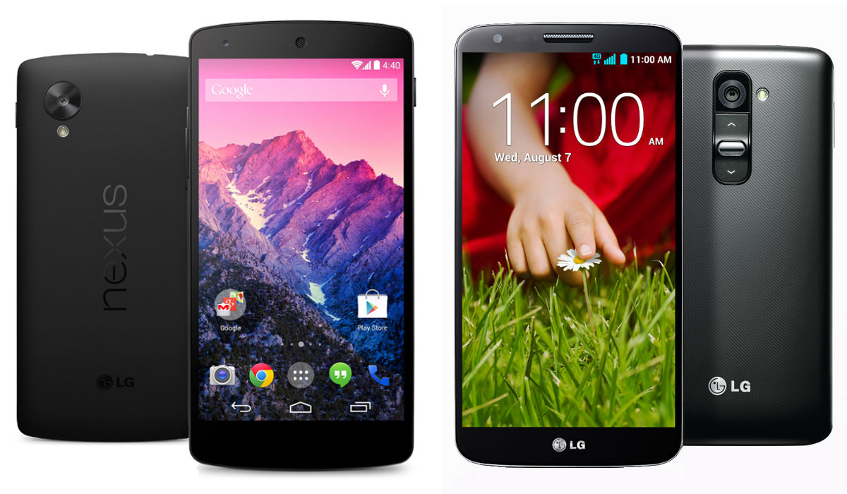 LG G2 VS Nexus 5