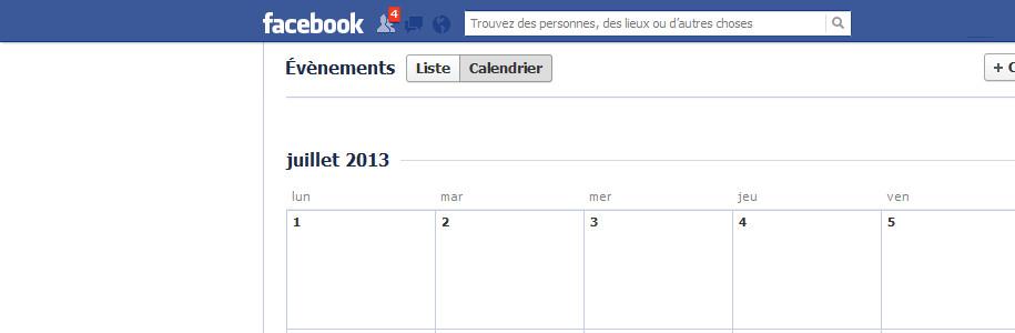 Prends le contrôle de ton agenda sur Facebook !