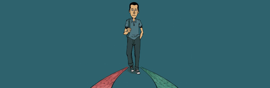 Le chemin que l'on n'emprunte pas