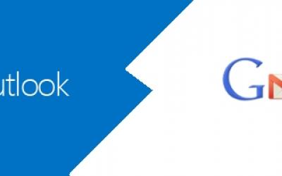 Outlook VS Gmail, une nouvelle bataille pour nos boîtes mails ?