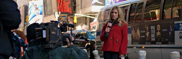 Tv reporter